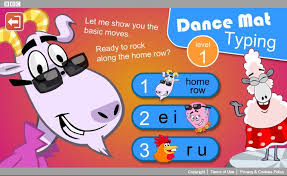 Dance mat typing
